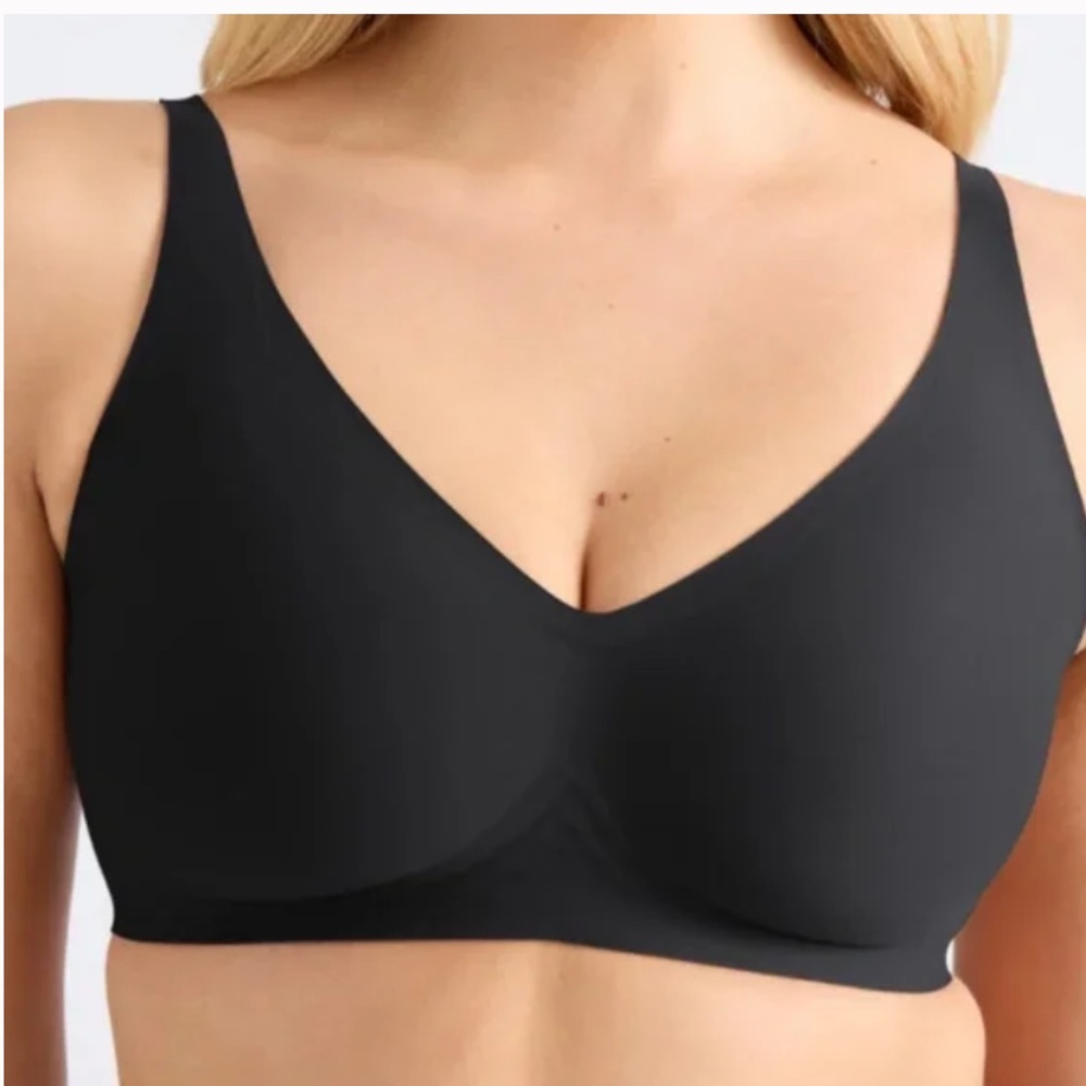 Knix Revolution V-neck Bra Sz XXXL Black